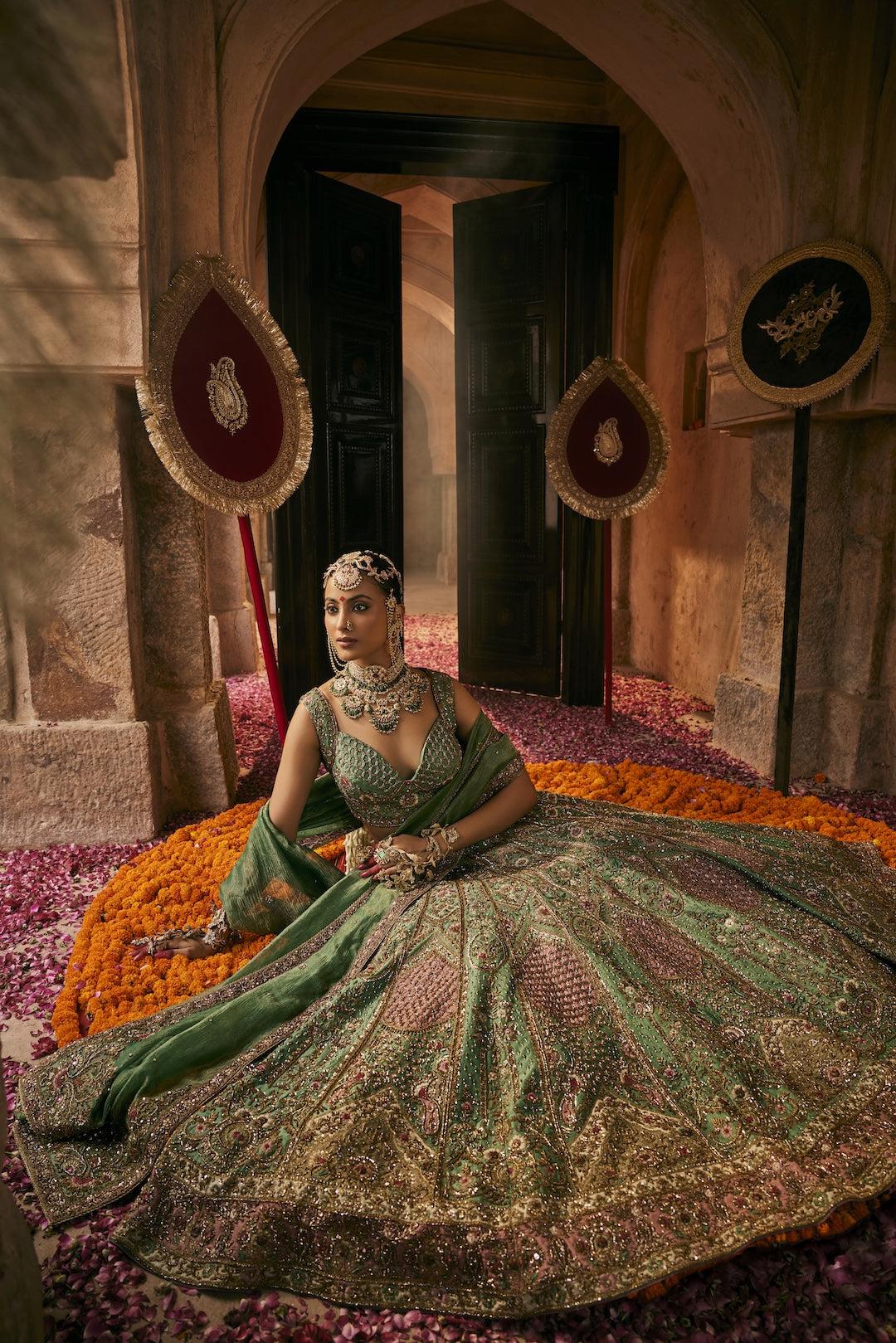 Avaiah Silk Lehenga - AMRINSAHI