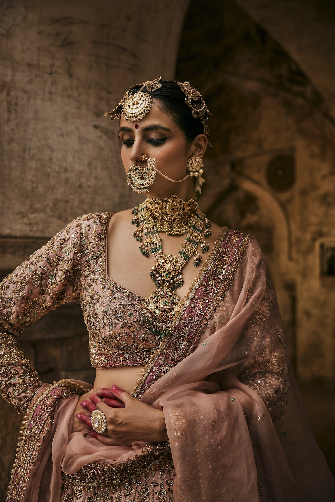 Anoor Silk Lehenga - AMRINSAHI