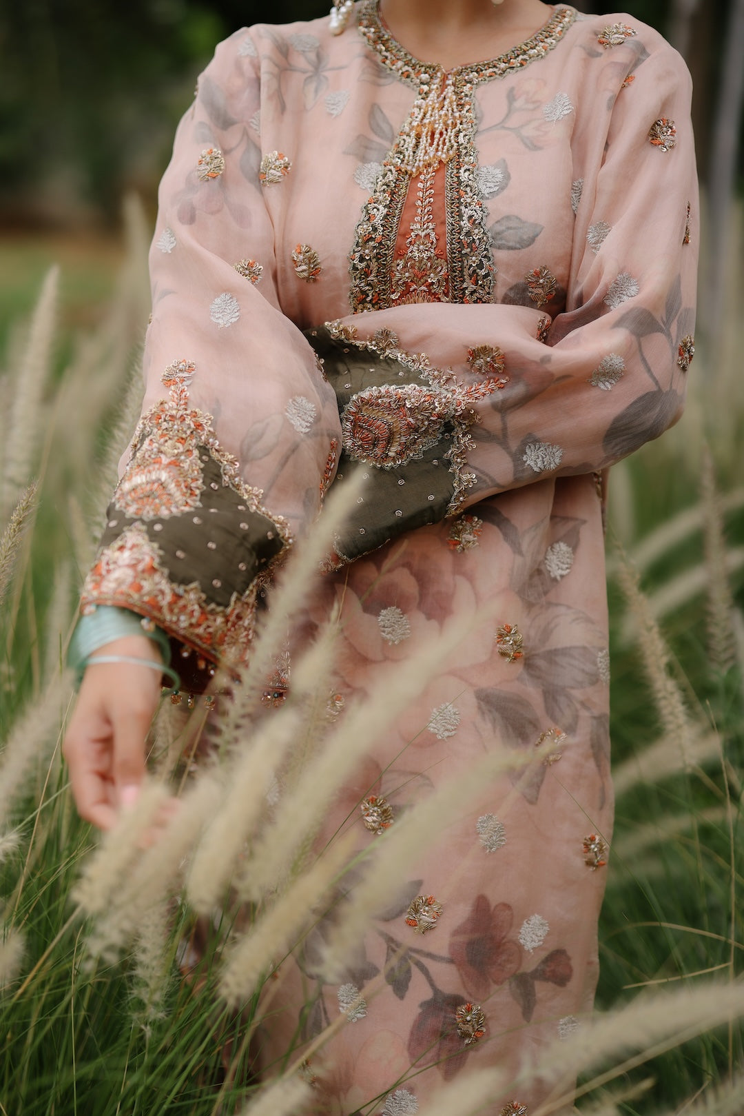 Yasmin Straight Shirt & Salwar - AMRINSAHI