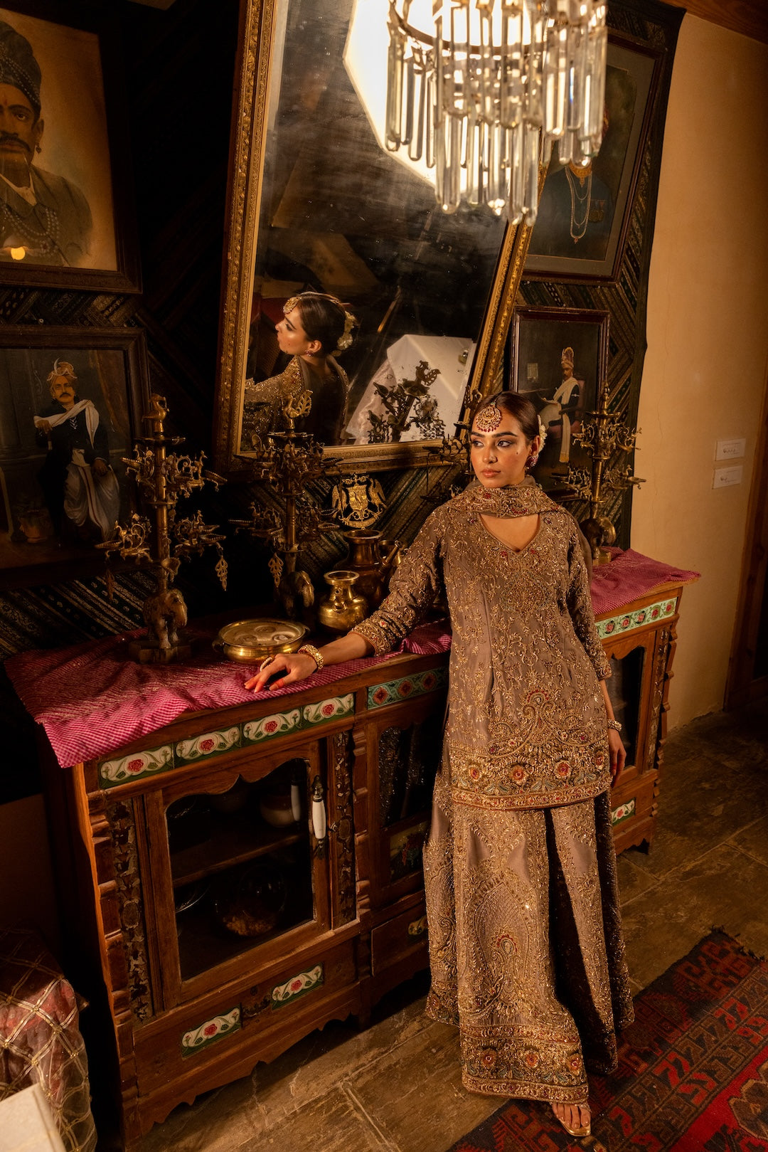 Asmika Bridal Sharara - Amrin Sahi