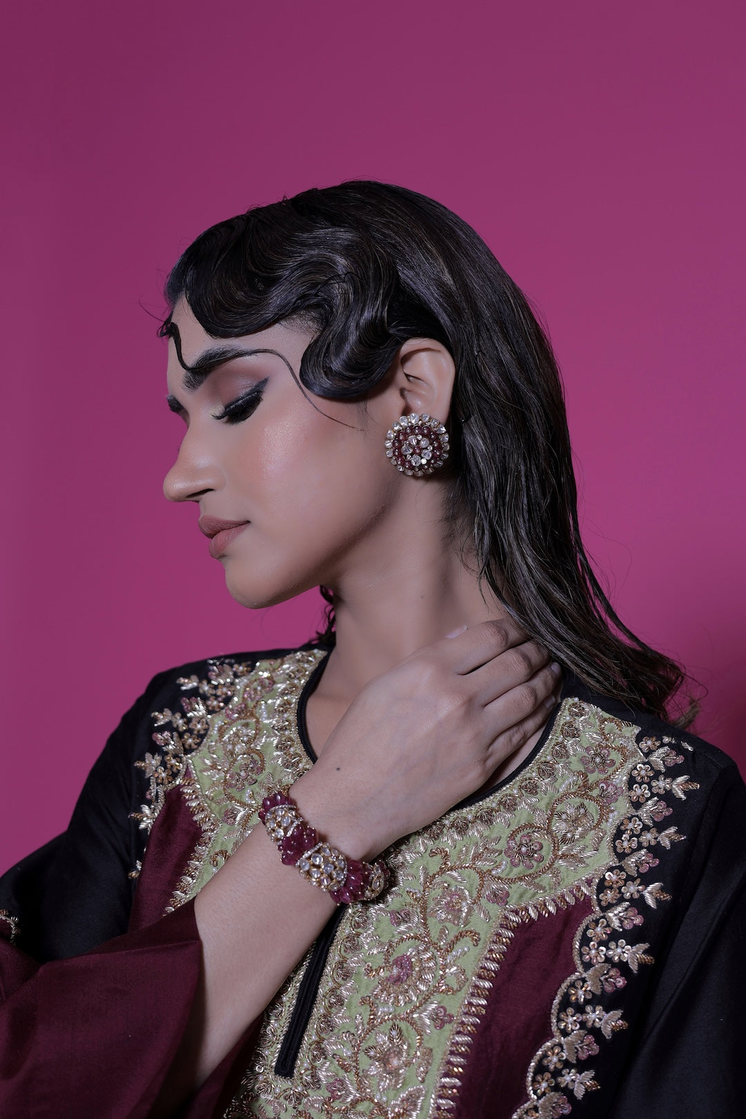 Maya - Eternal Black Choga - Lola BIBI by Amrinsahi