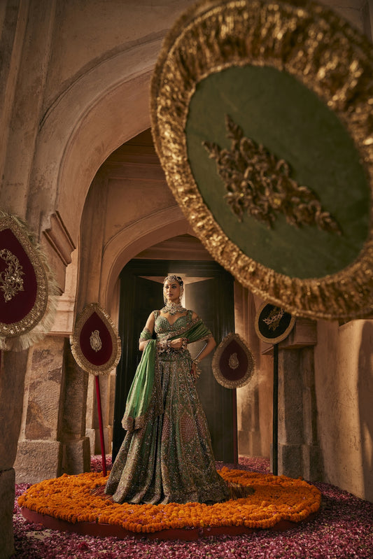 Avaiah Silk Lehenga - AMRINSAHI