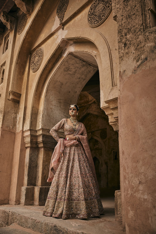 Anoor Silk Lehenga - AMRINSAHI