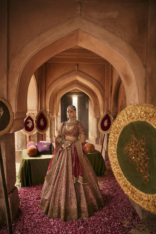 Armin Silk Lehenga - AMRINSAHI