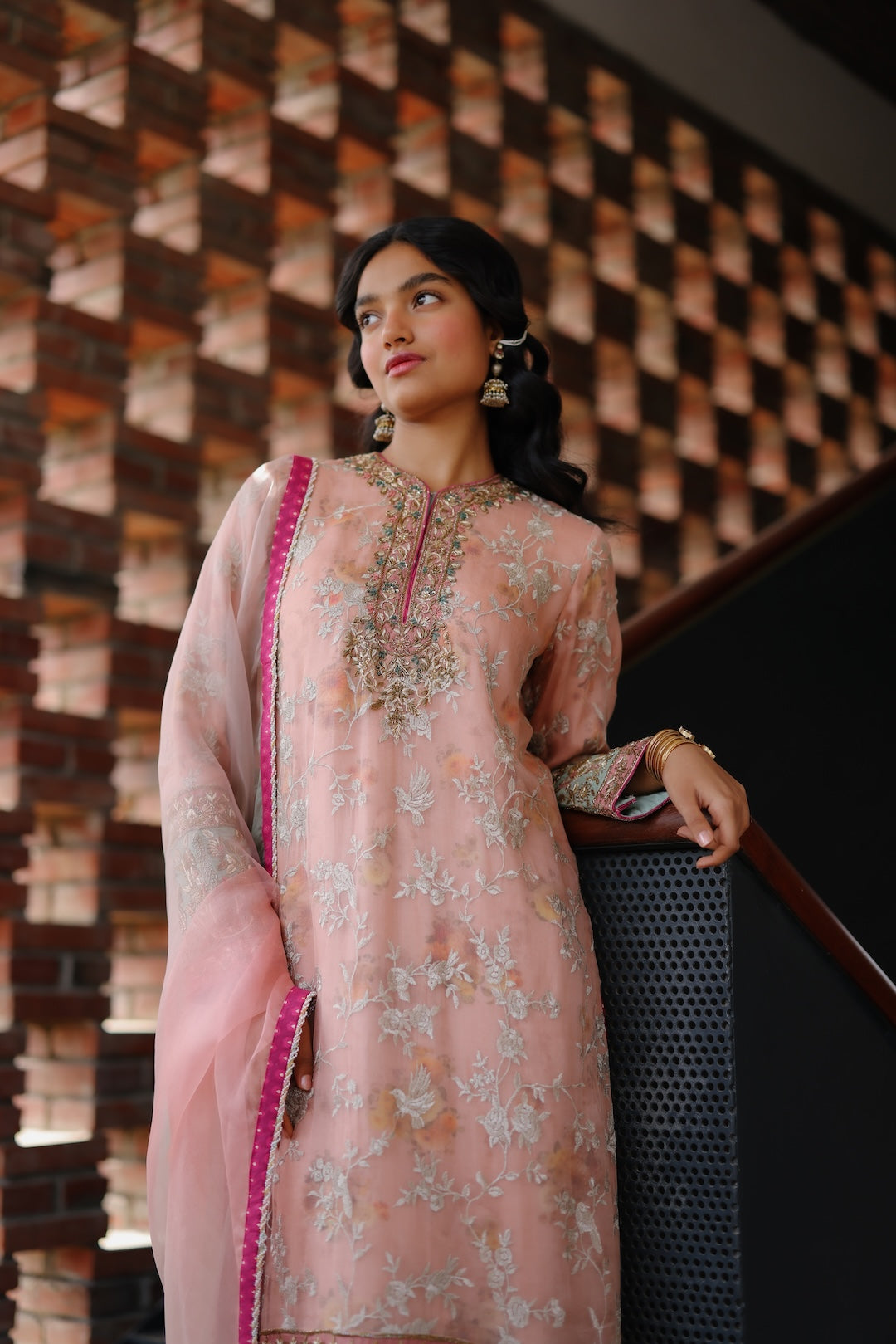 Jasmine Straight Shirt With Salwar  - AMRINSAHI