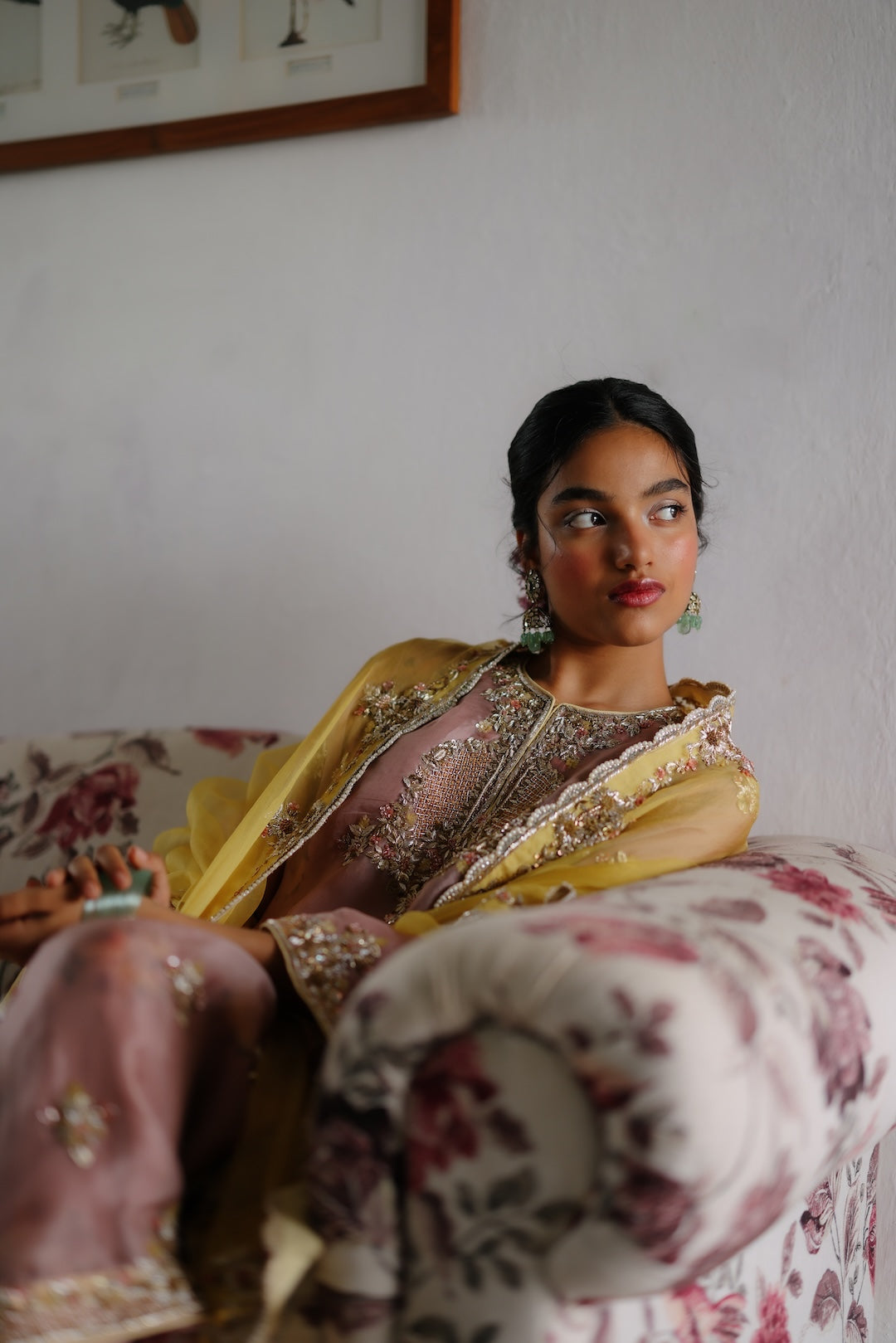 Sana Straight shirt & Salwar  - AMRINSAHI
