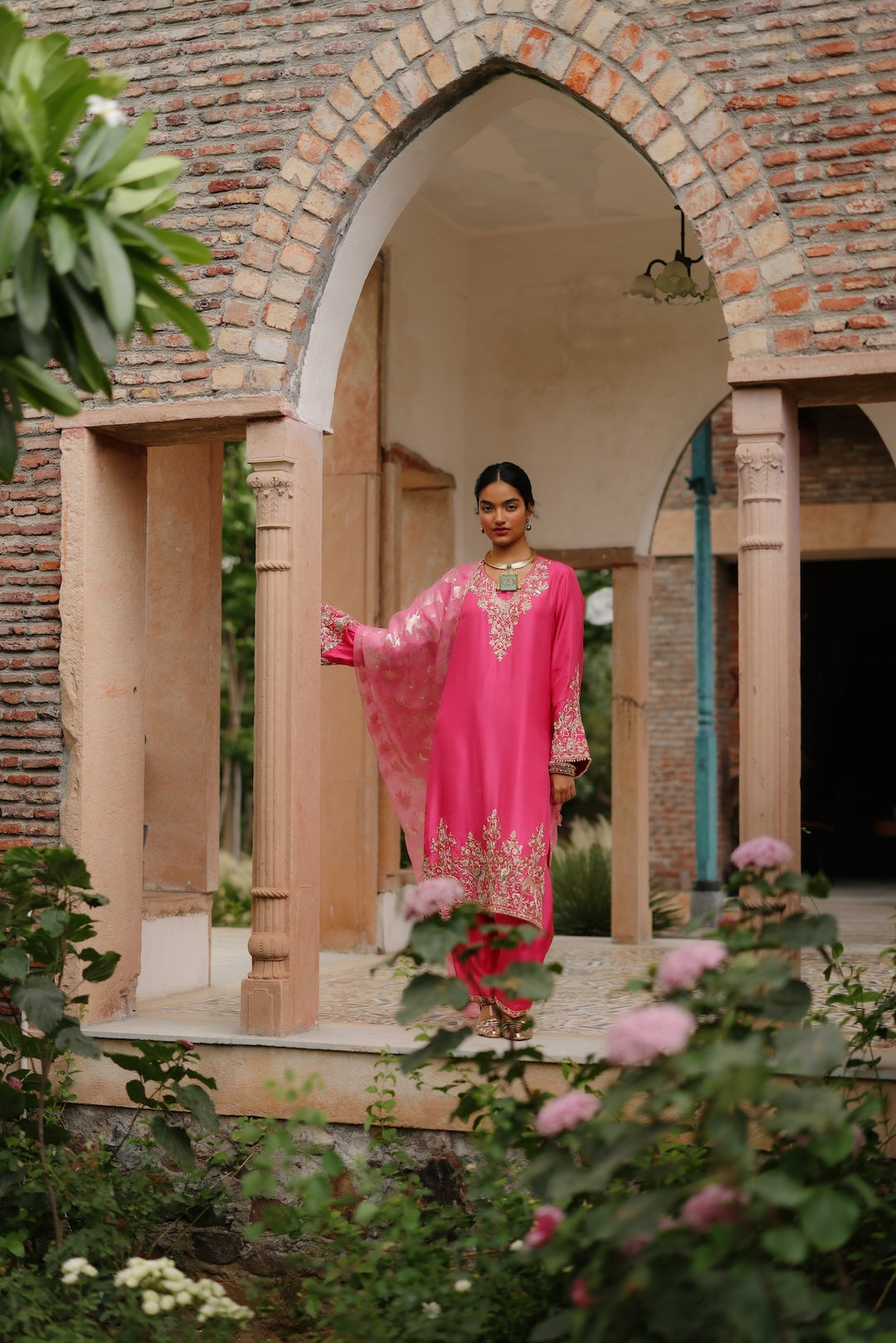 Leila Straight shirt & Salwar  - AMRINSAHI