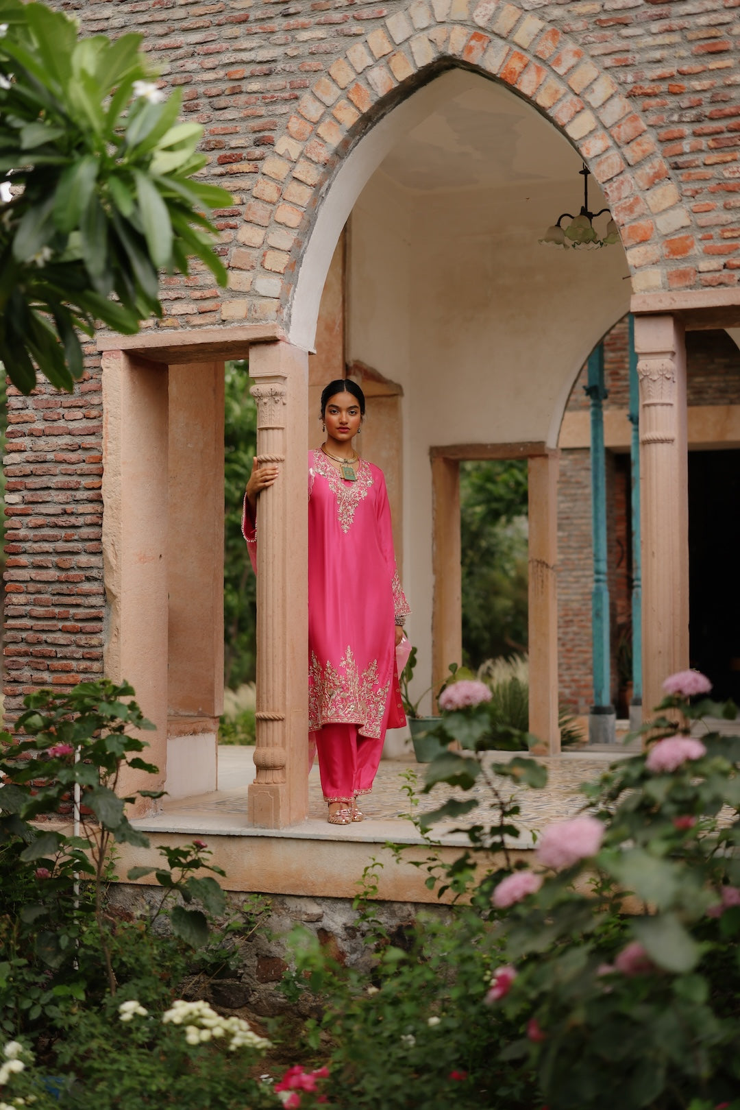 Leila Straight shirt & Salwar  - AMRINSAHI
