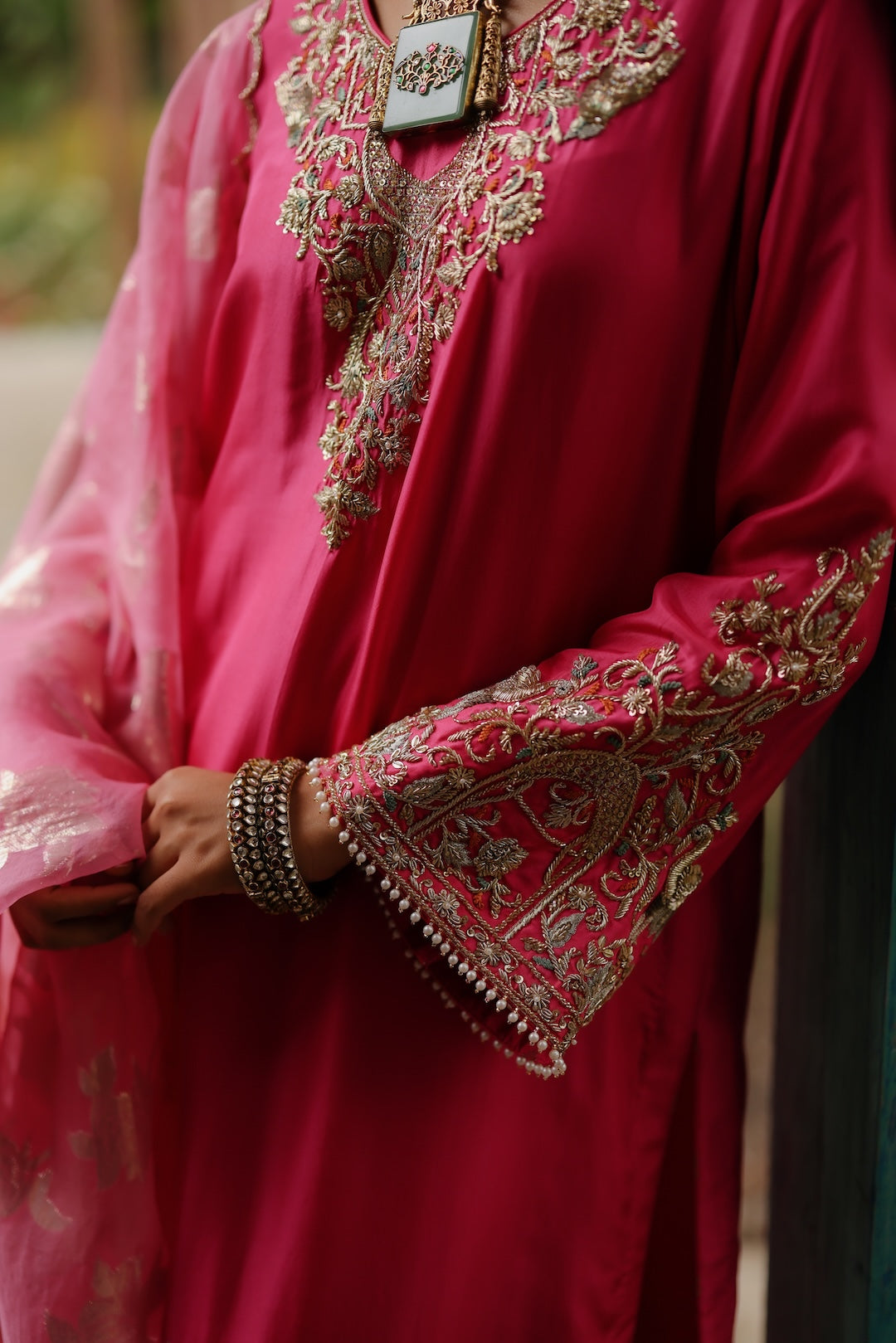 Leila Straight shirt & Salwar  - AMRINSAHI