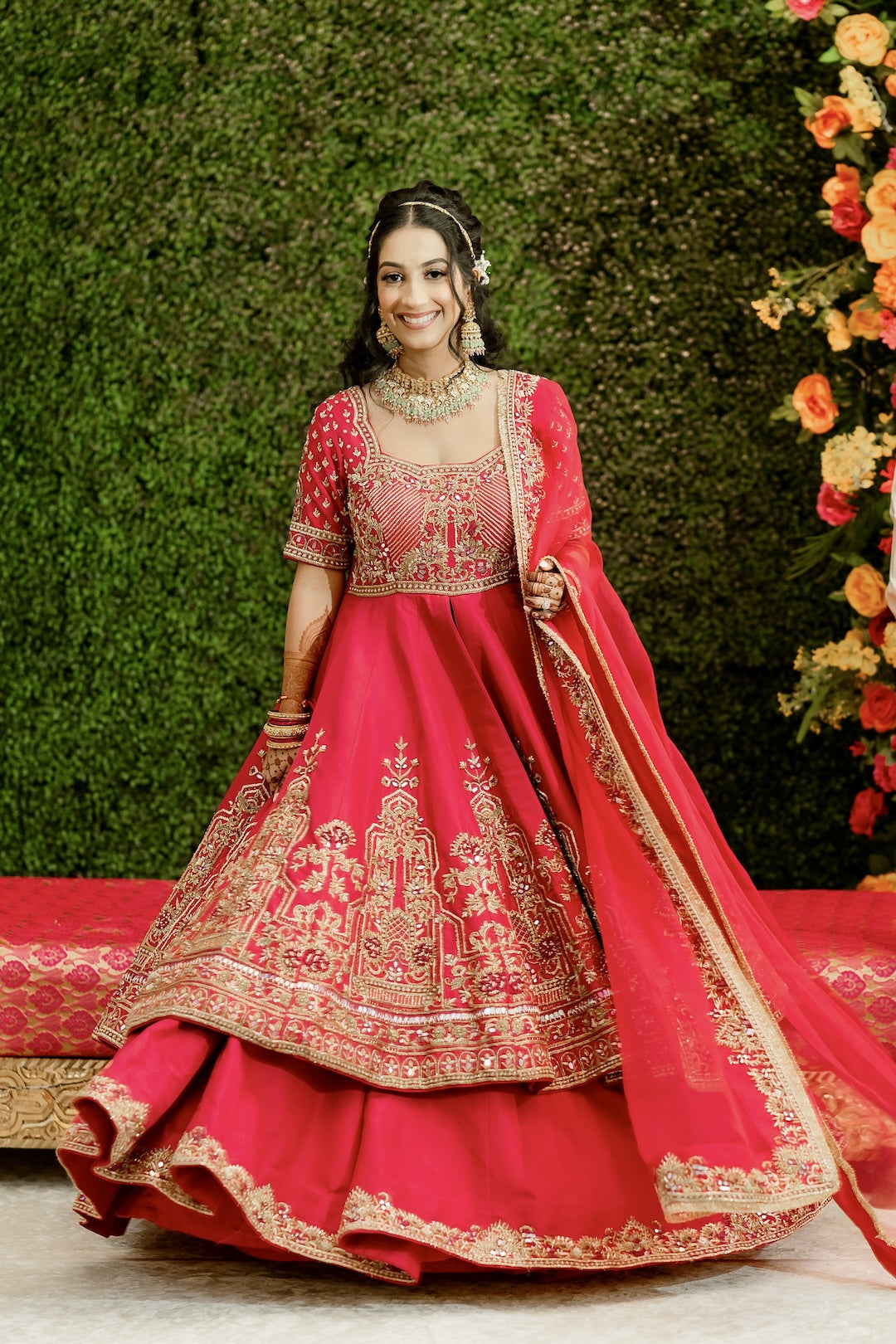 Pink Anarkali Lehenga - Amrinsahi