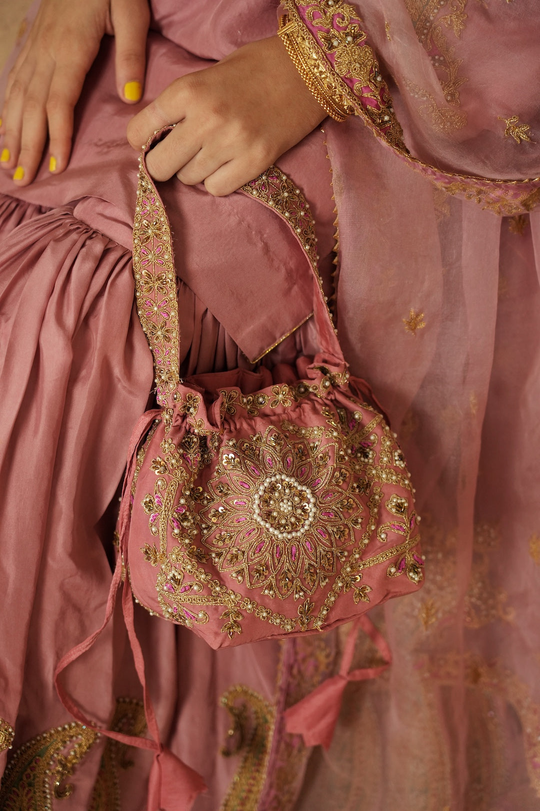 The Rose Gharara - Nameh by Amreen