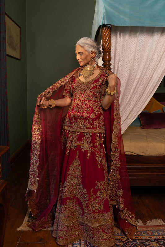 Ania Bridal Sharara  - Amrin Sahi