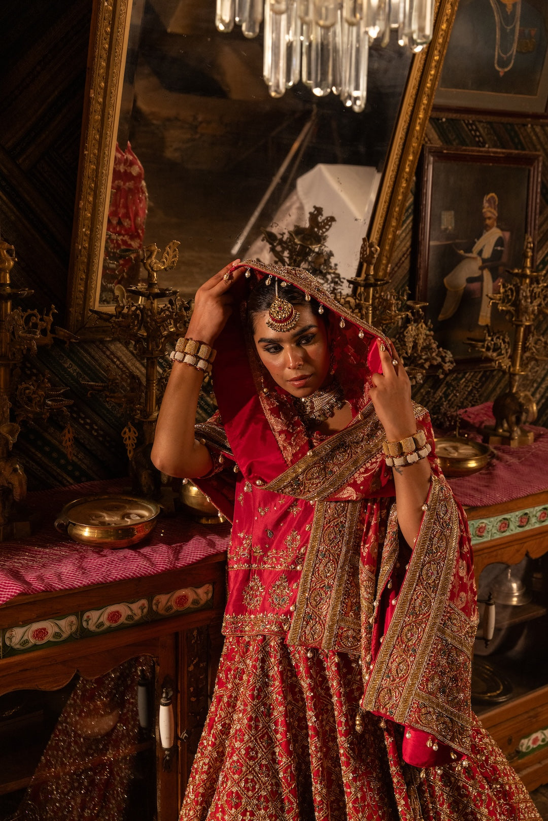Ayat Bridal Lehenga - Amrin Sahi