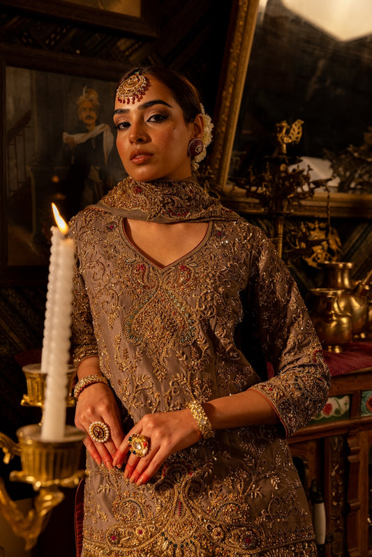 Asmika Bridal Sharara - Amrin Sahi