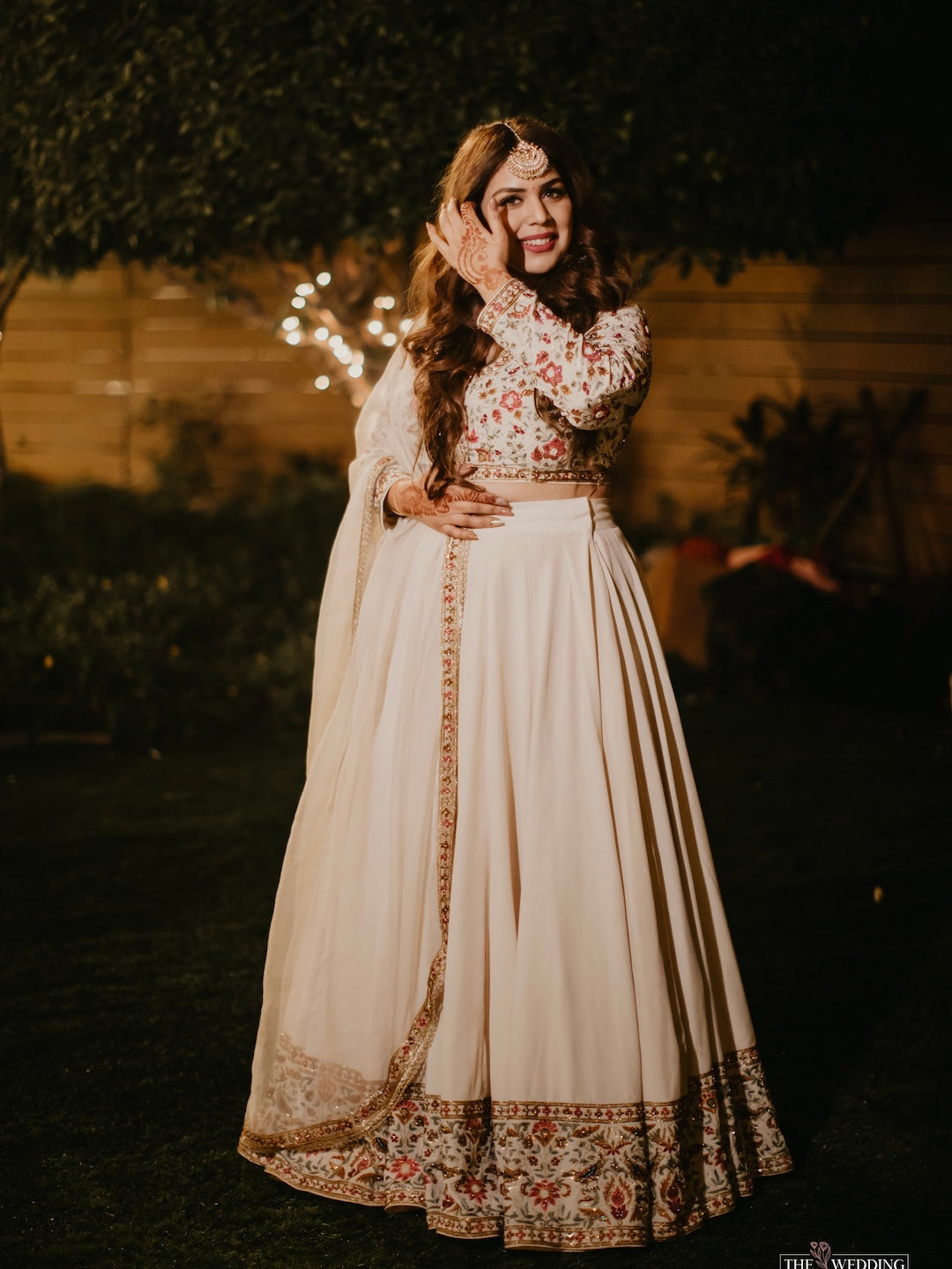 Esmè, Ivory Lehenga - Nameh by Amreen