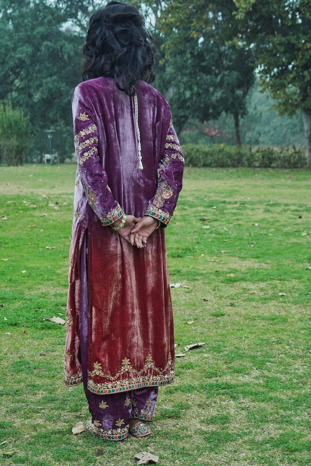 Noorah Ombré Choga - Nameh by Amreen